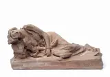 Arturo Viligiardi, Woman lying down, Terracotta sketch