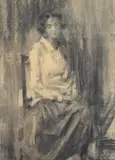 Giuseppe Mentessi, Seated woman