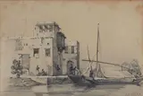 Guglielmo Ciardi, Boats at the dock