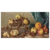 Giorgio Lucchesi, Still Life With Dates, Oranges And Apples