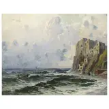 Nicolas De Corsi, Marine, oil on canvas