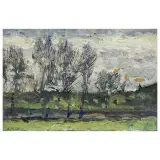Attilio Pratella, Countryside With Trees