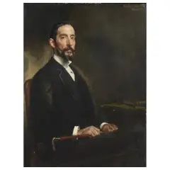 Portrait Of A Seated Gentleman by Scipione Vannutelli, offered Mar 2025