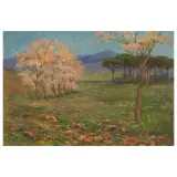 Lorenzo Cecconi, Torrenova, oil on canvas