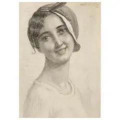 Woman'S Head by Angelo Dall'Oca Bianca, offered Mar 2025