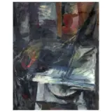 Primo Conti, Composition, oil on canvas