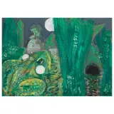 Gianpaolo Berto, The Frog In Venice, oil on masonite