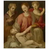 Francesco Brina, The Holy Family With Saint John The Baptist