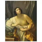 Giovanni Andrea Sirani, Cleopatra, oil on canvas
