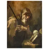 Federiko Benković, San Francesco Di Paola, oil on canvas