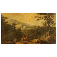 Landscape With Knights by Pandolfo Reschi, offered Mar 2025
