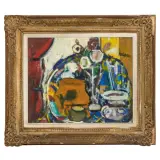 Gino Meloni, Still life, oil on canvas