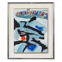 Lucebert, Figure 1963, oil on cardboard