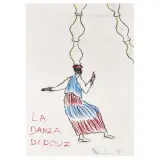 Aldo Mondino, La Danza di Douz 1997 colored