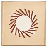 Walter Fusi, Composizione geometrica, mixed media on cardboard