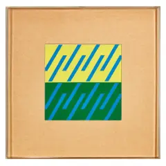 Walter Fusi, Composizione geometrica, mixed media on cardboard