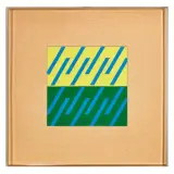 Walter Fusi, Composizione geometrica, mixed media on cardboard