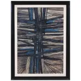 Mario Nuti, Composition 1956, oil on masonite