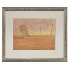 Walter Lazzaro, Morning, mixed media on board