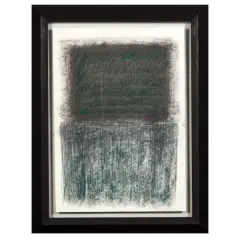 Paolo Masi, Untitled 1990, mixed media on paper (recto/verso)
