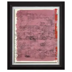 Untitled 1987 by Paolo Masi, mixed media on paper, offered Feb 2025