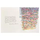Piero Dorazio, Untitled 1976 colored, lithograph