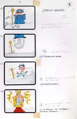Untitled by Bruno Bozzetto, Story board marker on paper, offered Feb 2025