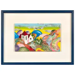 Landscape by Luca Alinari, acrylic on canvas, offered Feb 2025