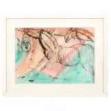 Bruno Cassinari, Cavalli con figure 1960