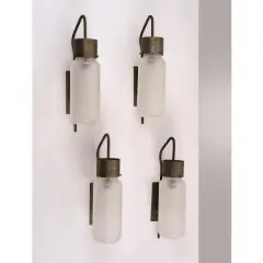 Untitled by Luigi Caccia Dominioni, FOUR «LP10 BIDONE» WALL LAMPS, offered Jan 2025