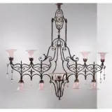 Carlo Rizzarda, Untitled, IRON CEILING LAMP