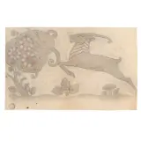 Galileo Chini, Preparatory Drawing For The Decoration Of A