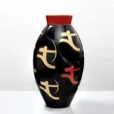 Dante Baldelli, «Arcieri» Black, Orange And Golden