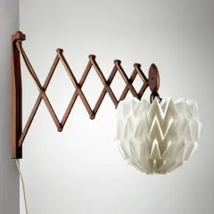 Wall Lamp by Erik Hansen, WOODEN STRUCTURE, offered Jan 2025