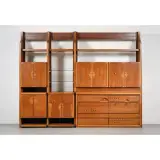 Nerone Patuzzi, Wooden Bookcase, WOODEN BOOKCASE LIBRERIA in legno Produzione Italia