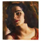 Giacomo Balla, Ritratto di Claudia 1946 ca