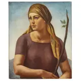 Ubaldo Oppi, The shepherdess 1926