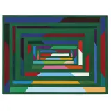 Piero Dorazio, Hawam 1995, oil on canvas