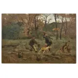 Eugenio Cecconi, Here Is The Master, oil on panel