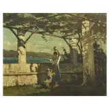 Francesco Saverio Altamura, Pergola At Vomero, oil on canvas