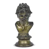 Vincenzo Gemito, Head Of Licco, bronze