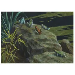 The Love Song (The Frogs) by Giovanni Battista Crema, pastel on paper, offered Nov 2024