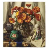 Bruno Croatto, Calendulae, oil on panel