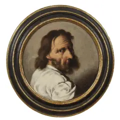 Pietro della Vecchia, Male Heads, five oil paintings on panel