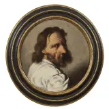 Pietro della Vecchia, Male Heads, five oil paintings on panel