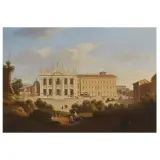 Giacomo van Lint, A View Of St. John'S In The Lateran, oil on canvas