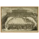 Cosimo Mogalli, Untitled, "VEDUTA DELLA PIAZZA DEL REAL PALAZZO DE' PITTI