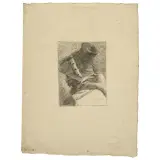Giovanni Domenico Tiepolo, A Man Seen From Behind, etching