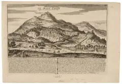 Nicolas de Fer, Le Mont Cassin, engraving