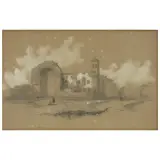Edward Lear, Temple Of Venus And Rome